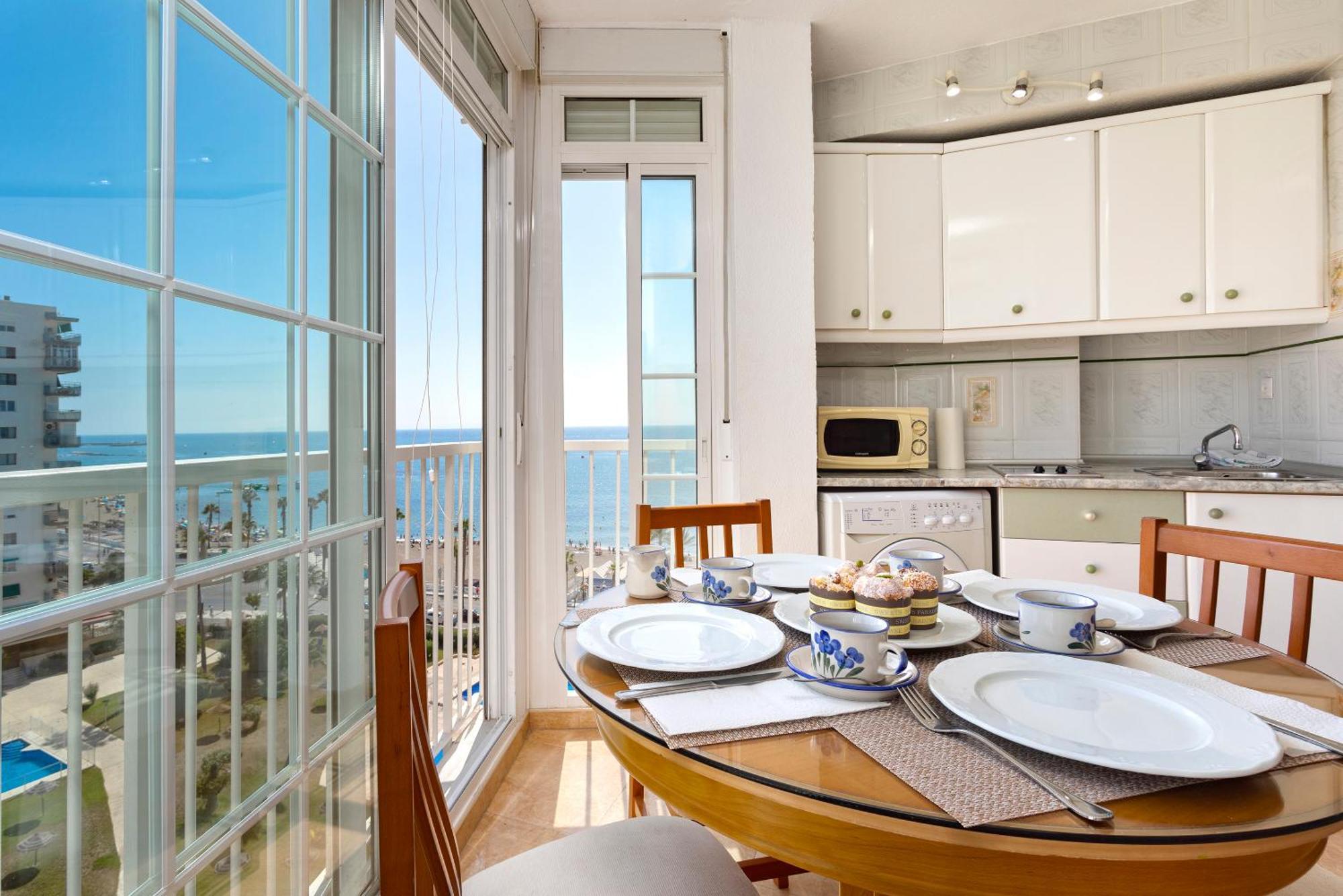Apartamento Con Vistas Al Mar En בנאלמדנה מראה חיצוני תמונה